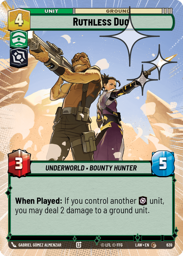 Ruthless Duo - Hyperspace Foil