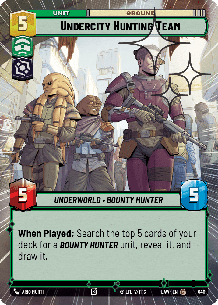 Undercity Hunting Team - Hyperspace Foil