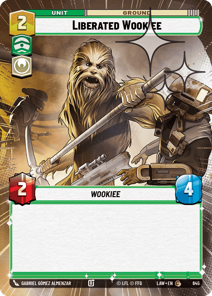 Liberated Wookiee - Hyperspace Foil