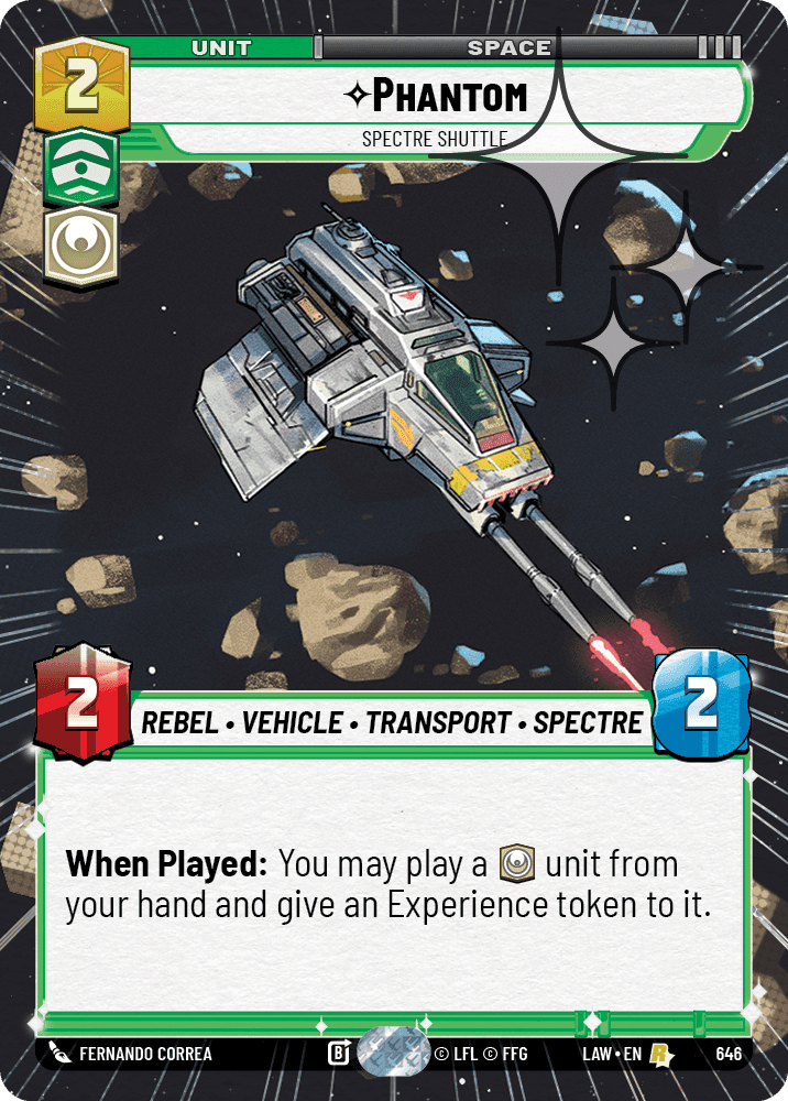 Phantom, Spectre Shuttle - Hyperspace Foil