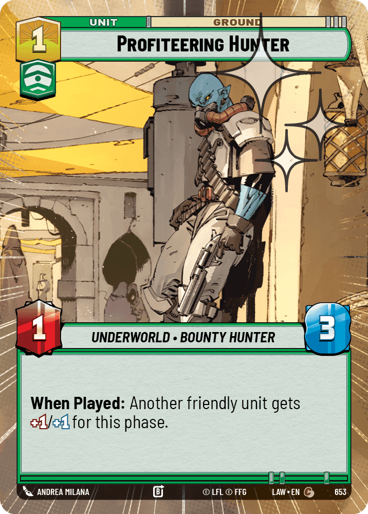 Profiteering Hunter - Hyperspace Foil