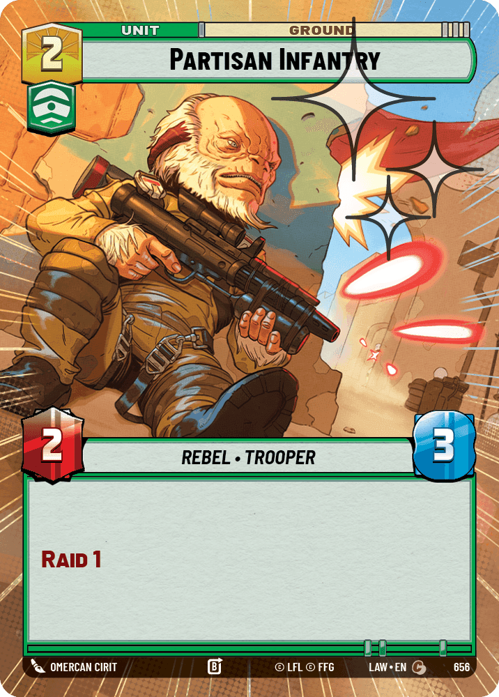 Partisan Infantry - Hyperspace Foil
