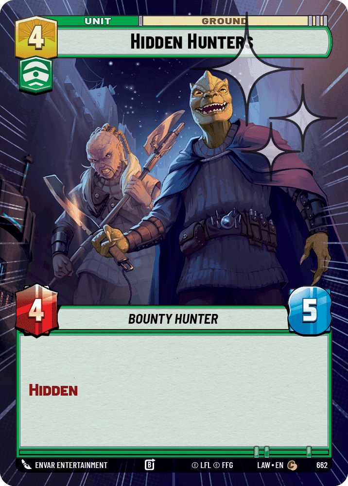 Hidden Hunters - Hyperspace Foil