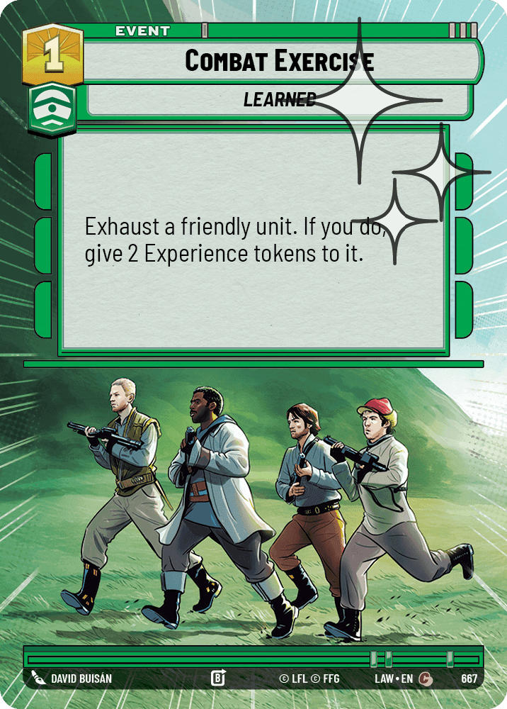 Combat Exercise - Hyperspace Foil