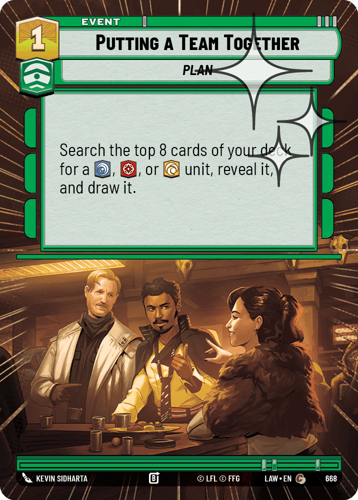 Putting a Team Together - Hyperspace Foil