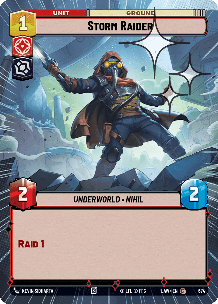 Storm Raider - Hyperspace Foil