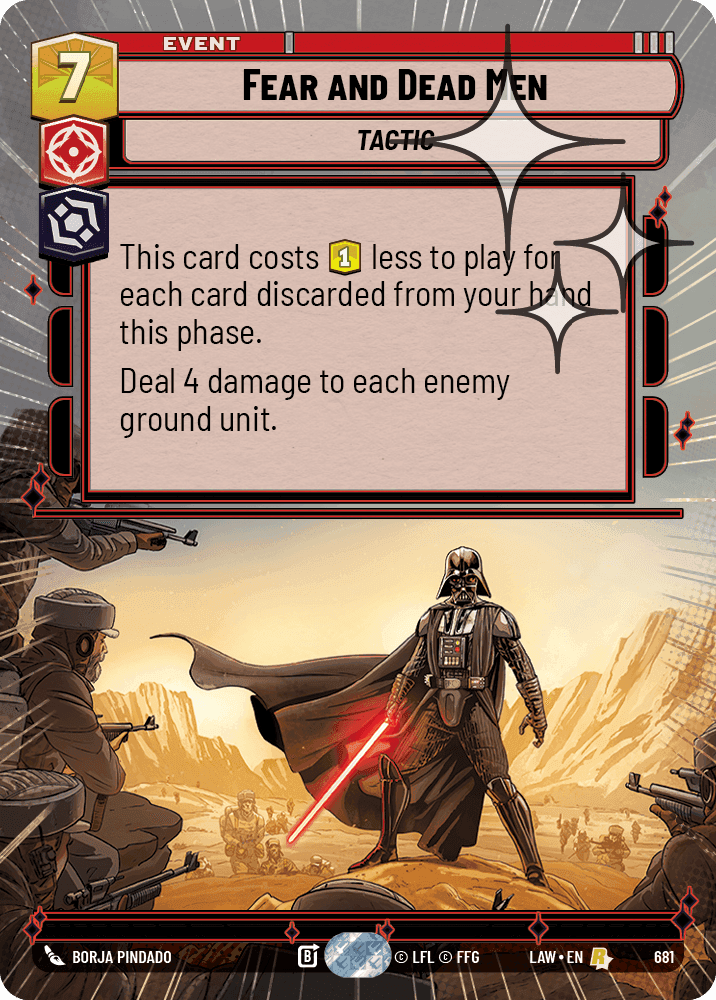 Fear and Dead Men - Hyperspace Foil