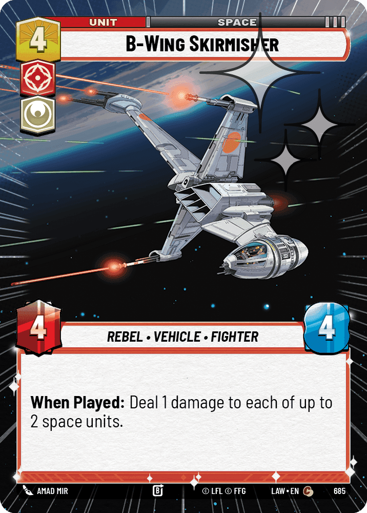 B-Wing Skirmisher - Hyperspace Foil