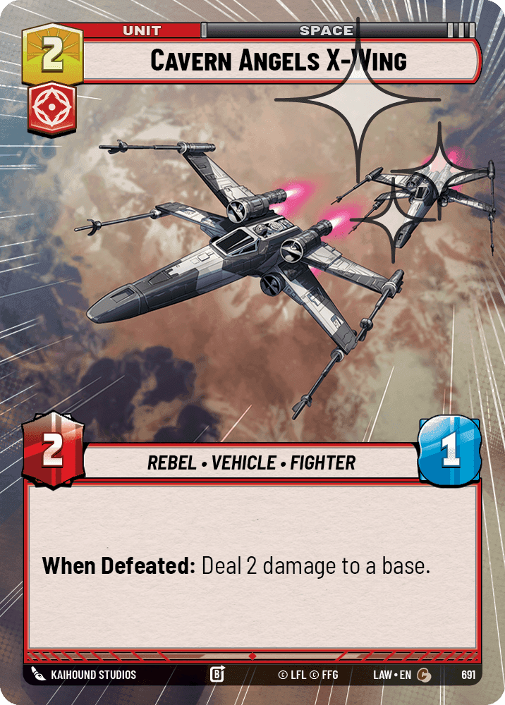 Cavern Angels X-Wing - Hyperspace Foil