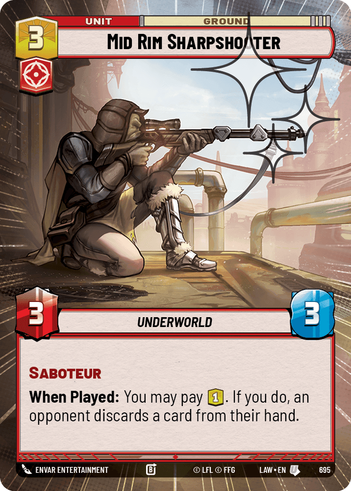 Mid Rim Sharpshooter - Hyperspace Foil