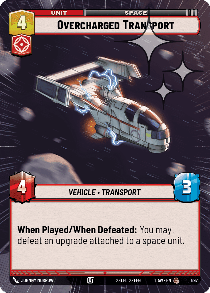 Overcharged Transport - Hyperspace Foil