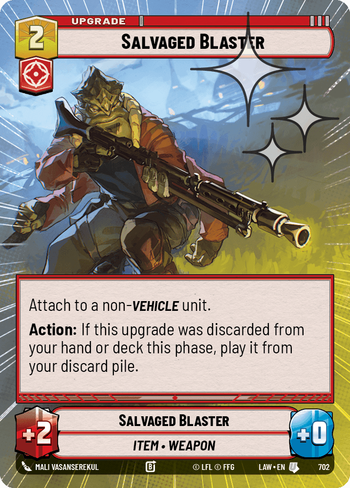 Salvaged Blaster - Hyperspace Foil