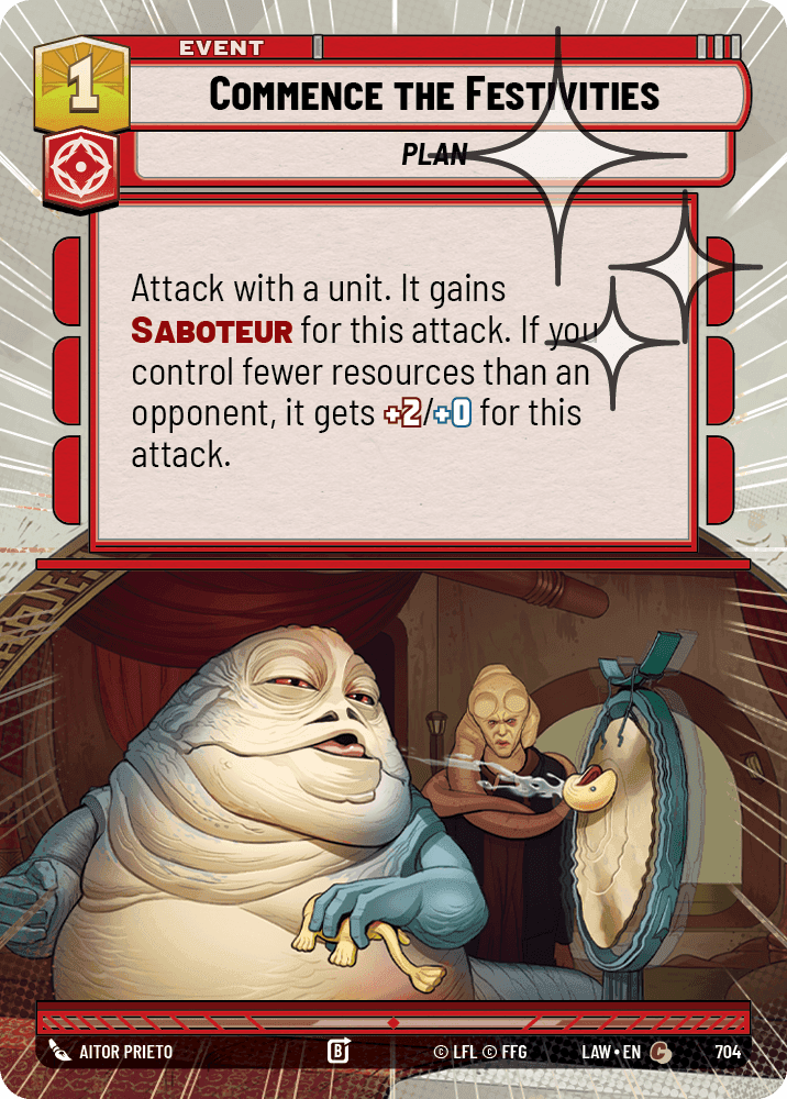 Commence the Festivities - Hyperspace Foil