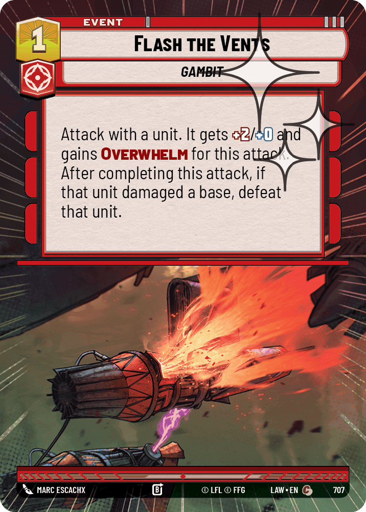 Flash the Vents - Hyperspace Foil