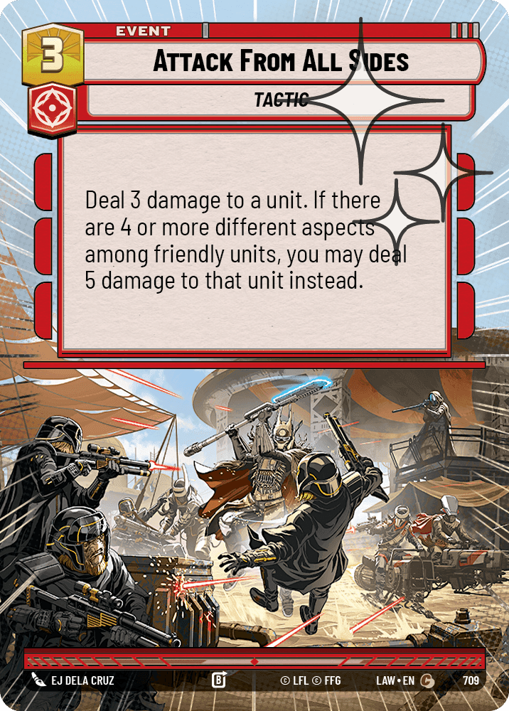 Attack From All Sides - Hyperspace Foil