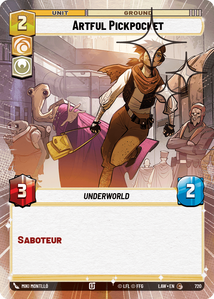 Artful Pickpocket - Hyperspace Foil