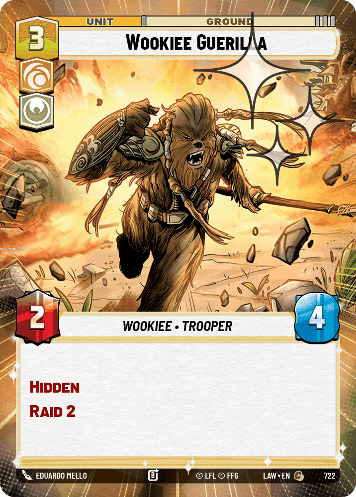 Wookiee Guerilla - Hyperspace Foil