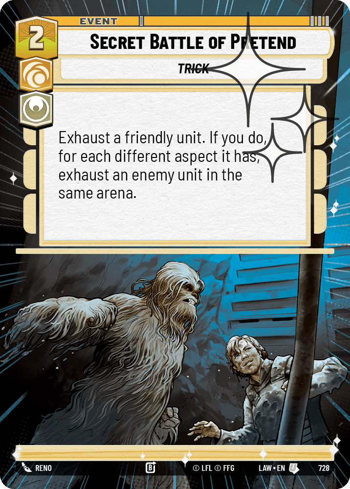 Secret Battle of Pretend - Hyperspace Foil