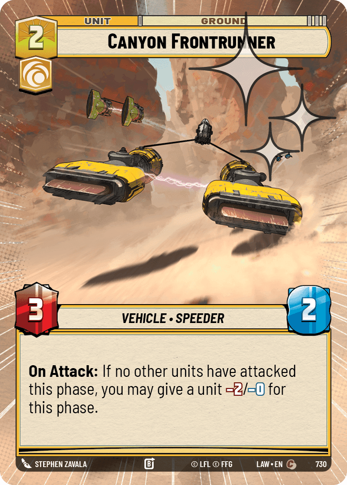 Canyon Frontrunner - Hyperspace Foil