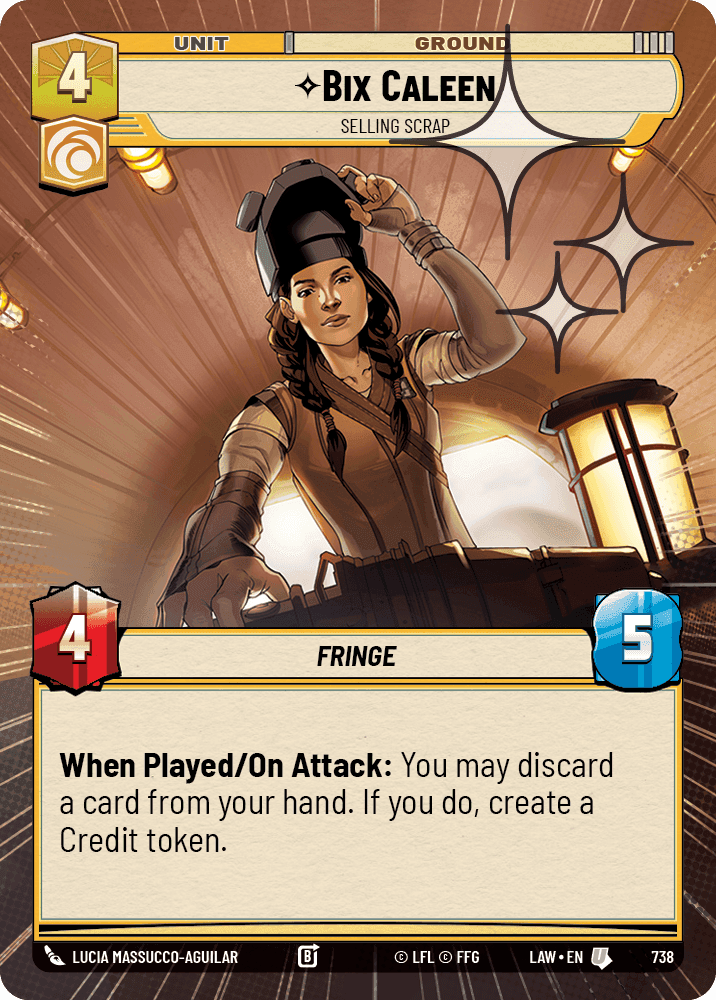 Bix Caleen, Selling Scrap - Hyperspace Foil