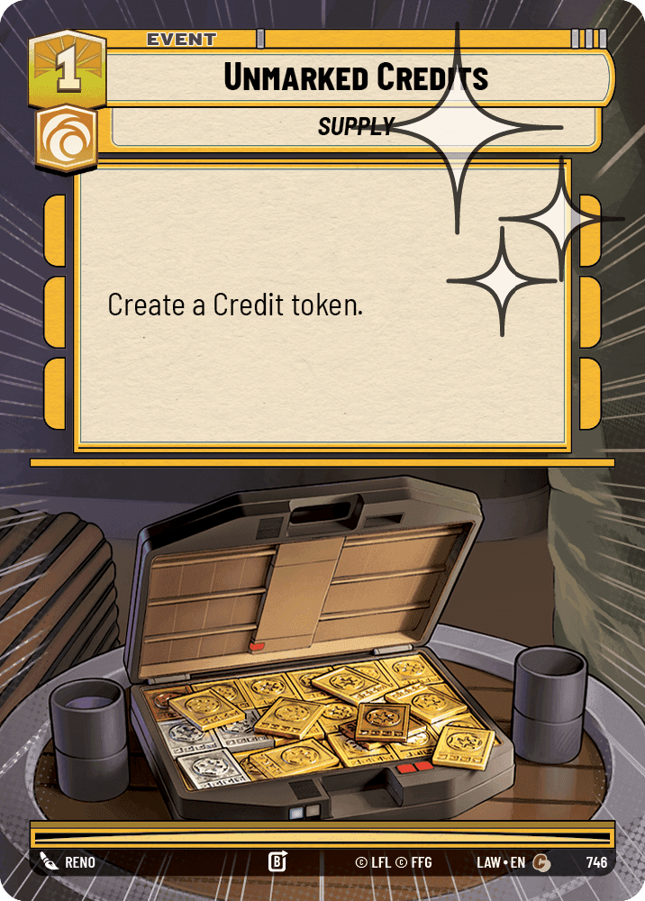 Unmarked Credits - Hyperspace Foil