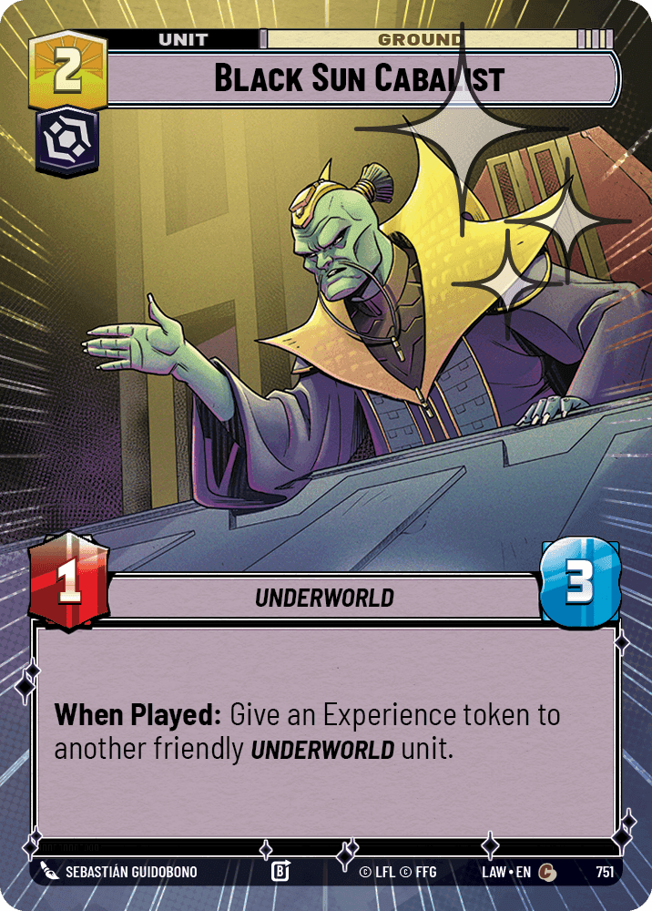 Black Sun Cabalist - Hyperspace Foil