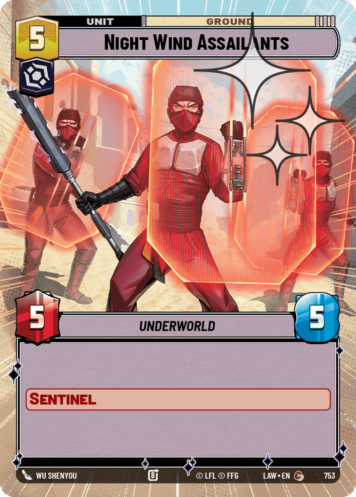 Night Wind Assailants - Hyperspace Foil