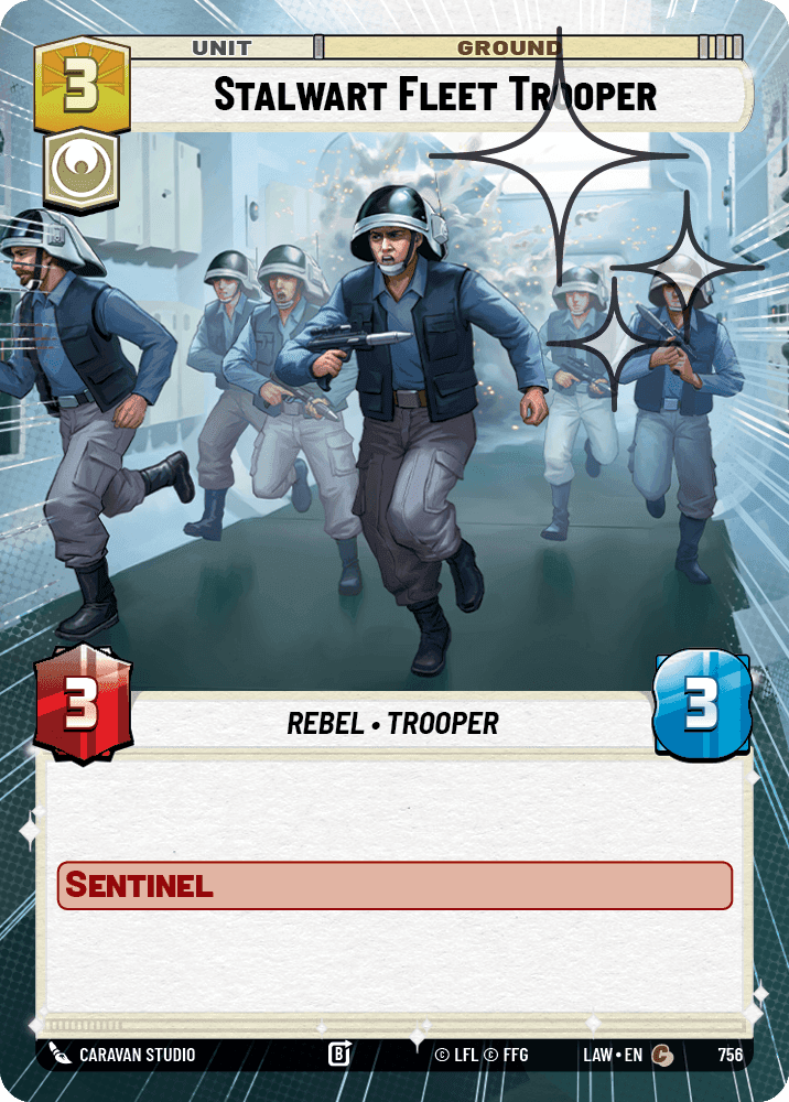 Stalwart Fleet Trooper - Hyperspace Foil