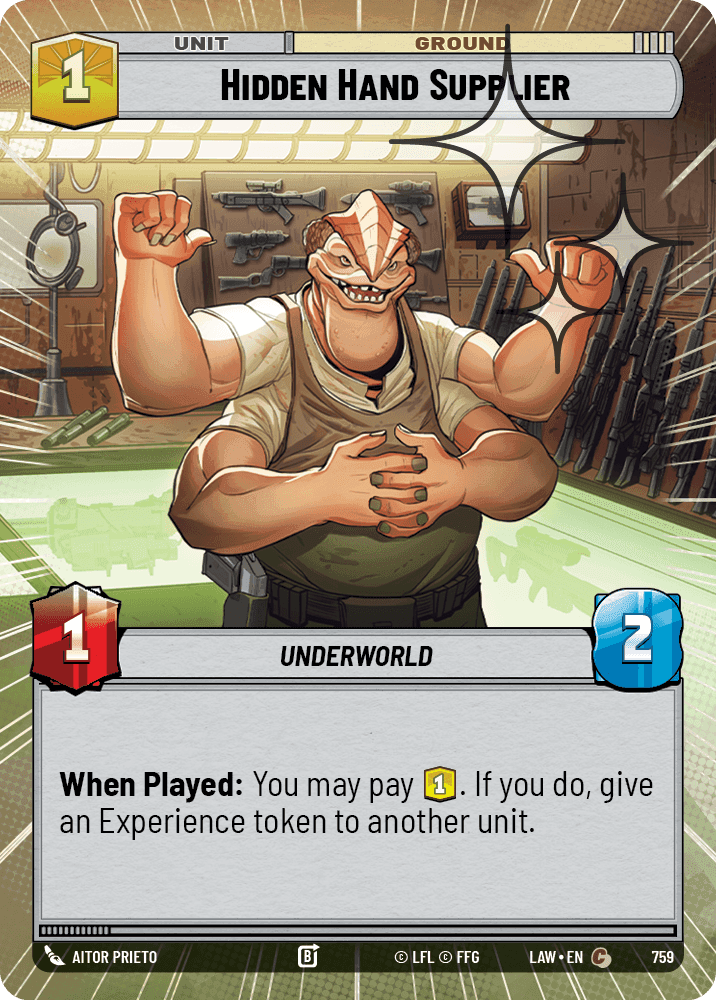 Hidden Hand Supplier - Hyperspace Foil