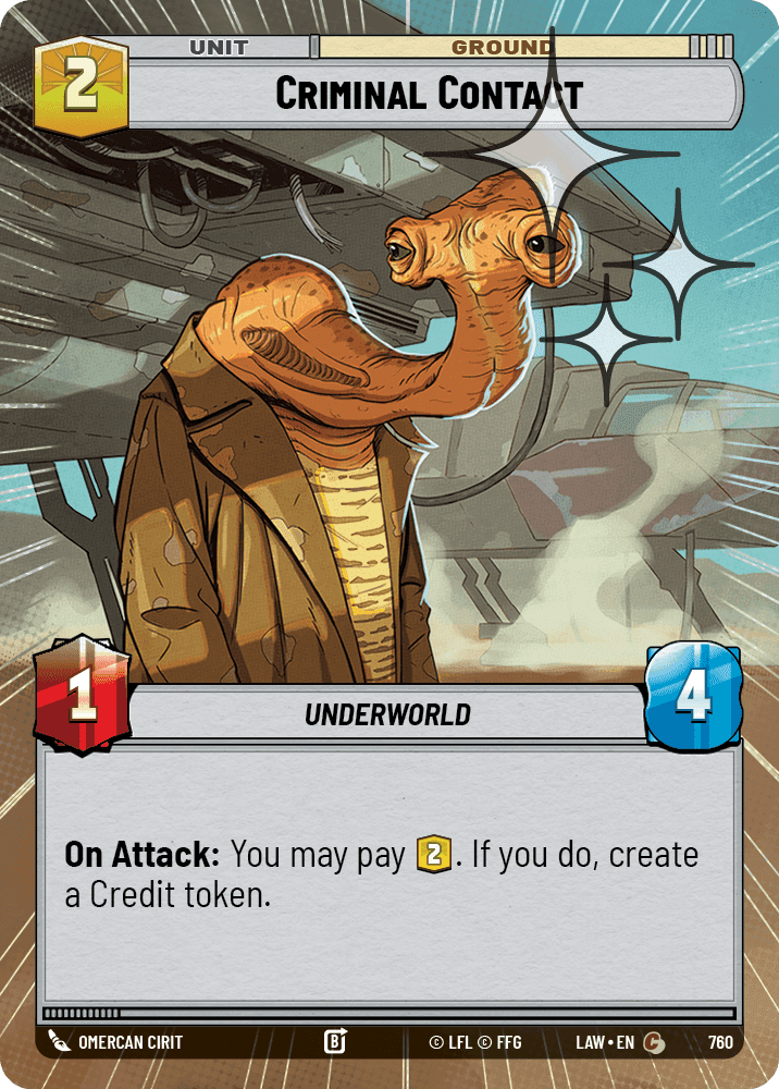 Criminal Contact - Hyperspace Foil
