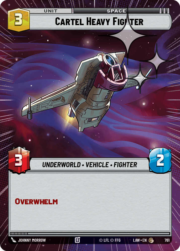 Cartel Heavy Fighter - Hyperspace Foil
