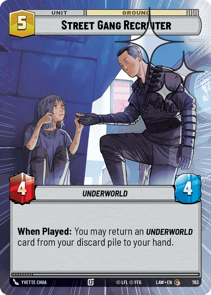 Street Gang Recruiter - Hyperspace Foil