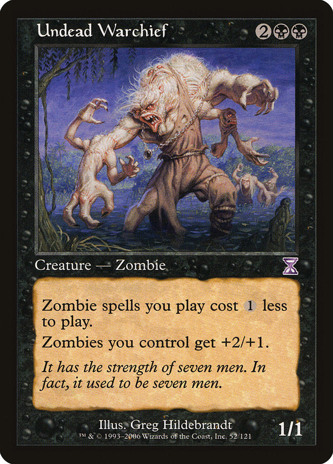 Undead Warchief, Time spiral timeshifted Card Art