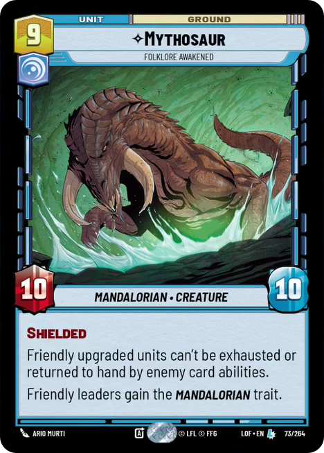 Mythosaur, Folklore Awakened, Legends of the Force Card Art