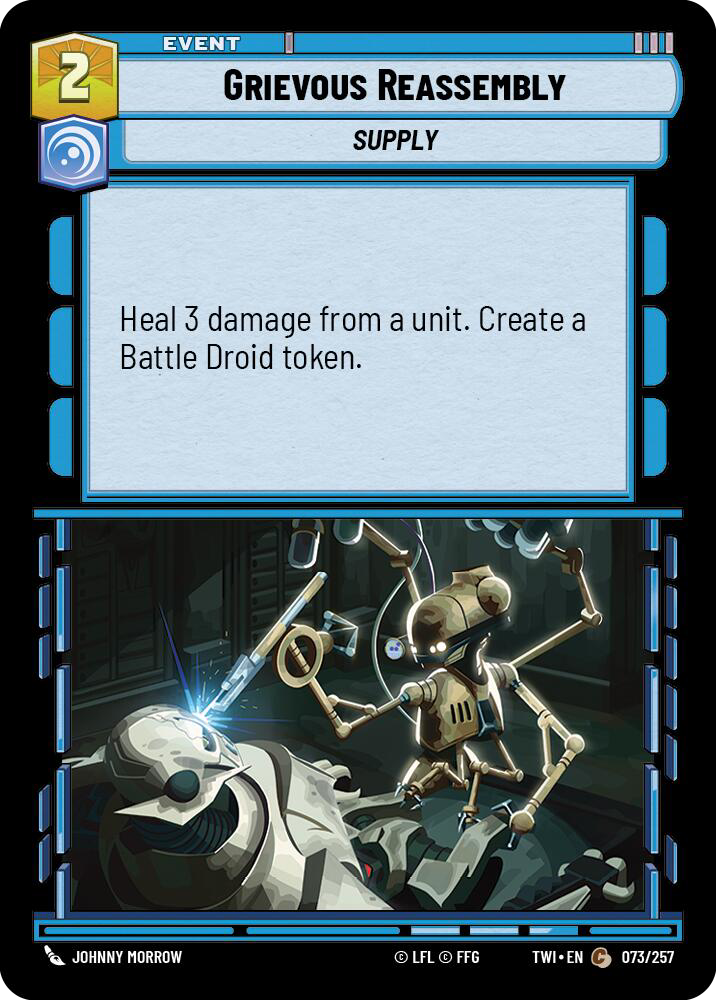 Grievous Reassembly, Twilight of the Republic Card Art