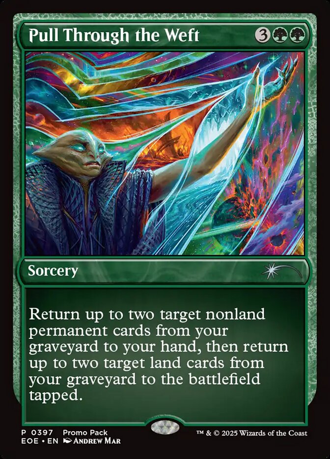 Pull Through the Weft, Edge Of Eternities Card Art