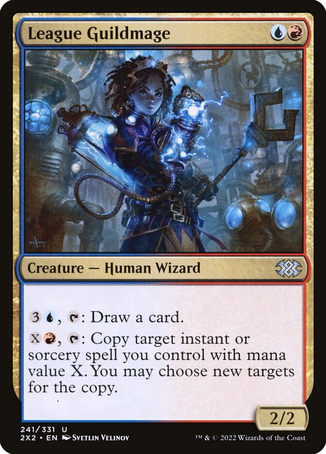 League Guildmage, Double masters 2022 Card Art