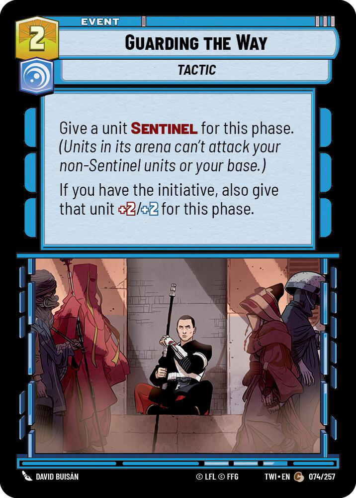 Guarding the Way, Twilight of the Republic Card Art