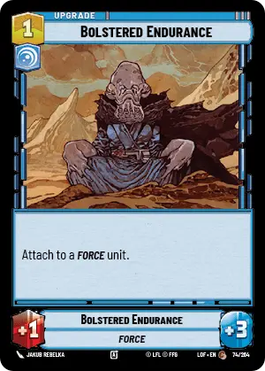Bolstered Endurance, Legends of the Force Card Art