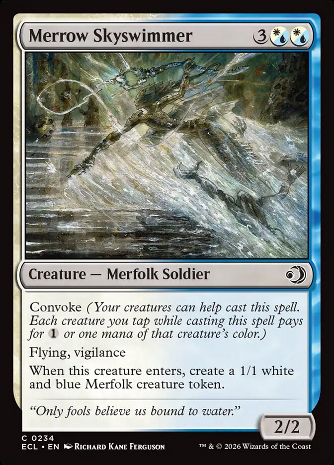 Merrow Skyswimmer, Lorwyn Eclipsed Card Art