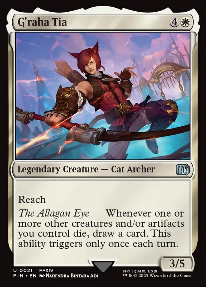 G'raha Tia, Final fantasy Card Art