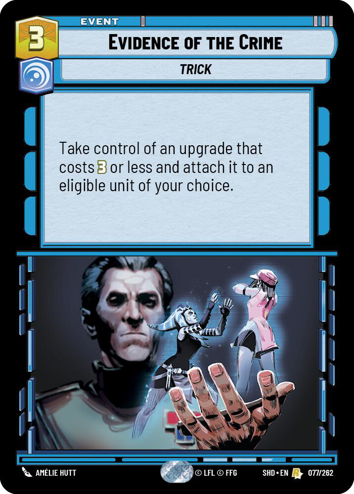 Evidence of the Crime, Shadows of the Galaxy Card Art