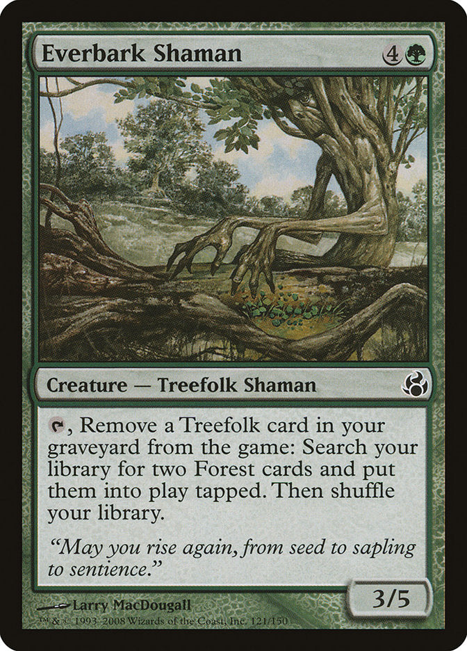 Everbark Shaman, Morningtide Card Art