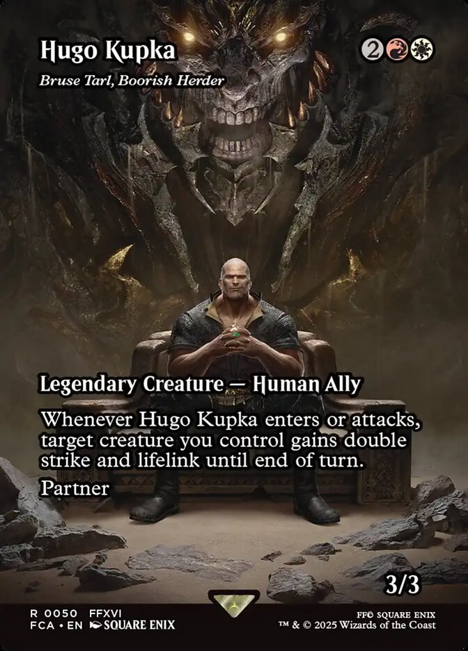 Bruse Tarl, Boorish Herder, Final fantasy: through the ages Card Art