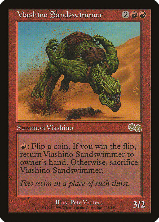 Viashino Sandswimmer, Urza'S Saga Card Art