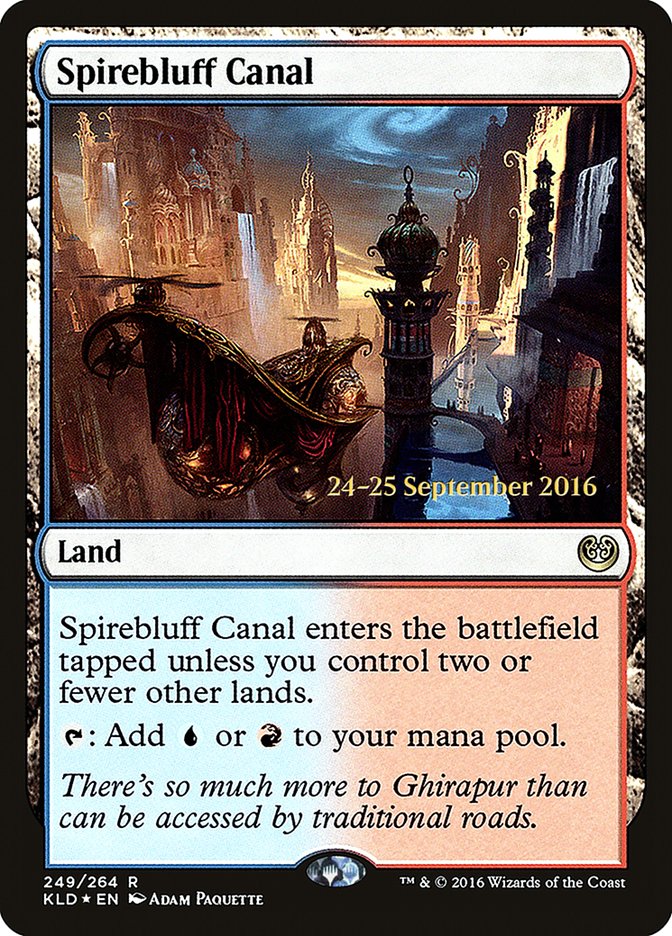 Spirebluff Canal, Kaladesh promos Card Art
