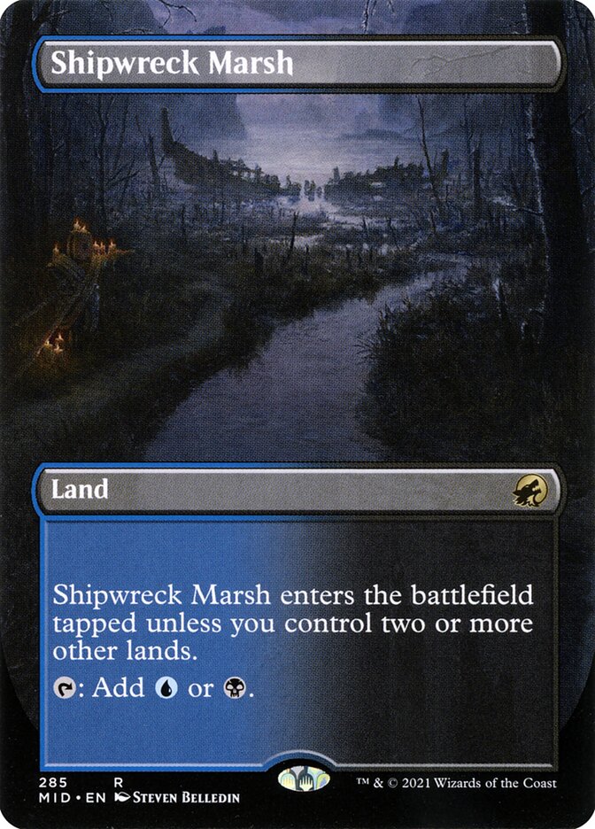 Shipwreck Marsh, Innistrad: Midnight Hunt Card Art