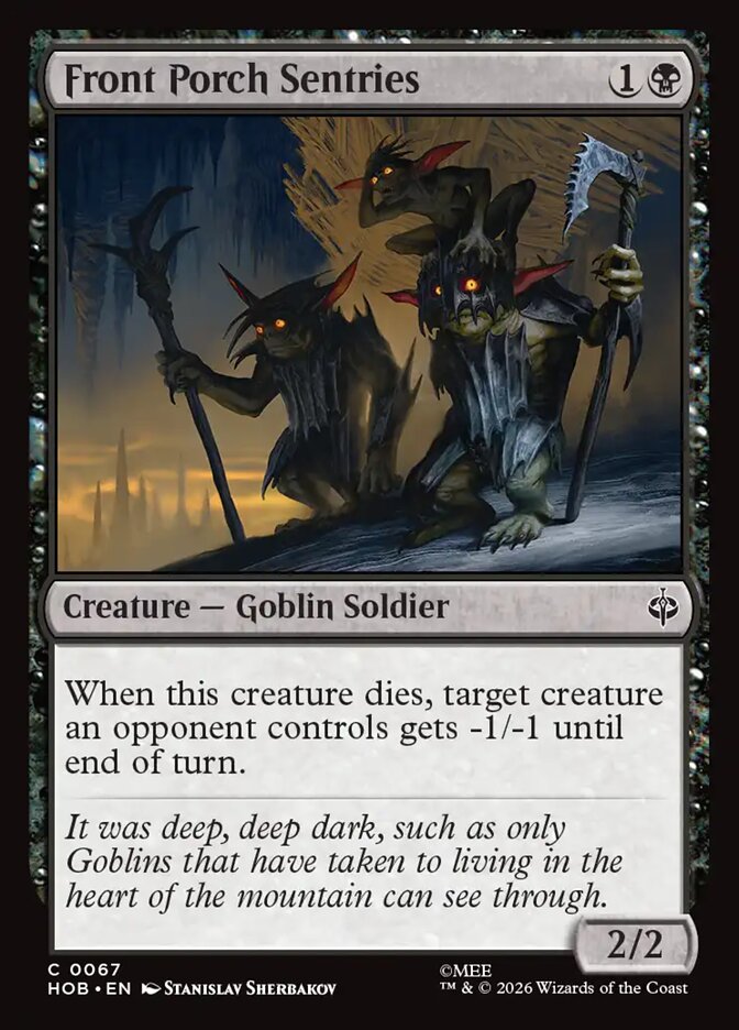 Front Porch Sentries, The Hobbit Card Art