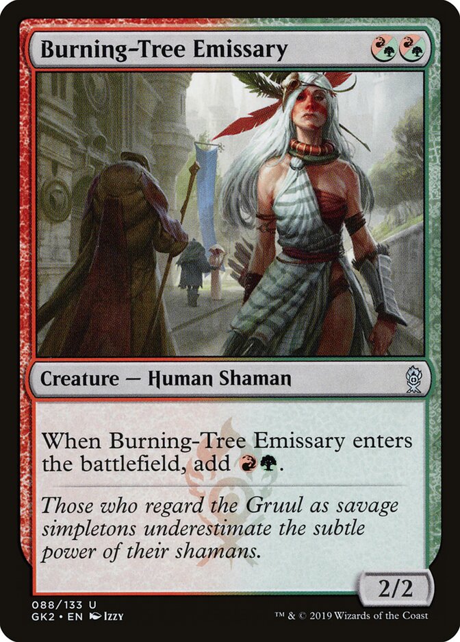 Burning-Tree Emissary, Rna Guild Kit Card Art