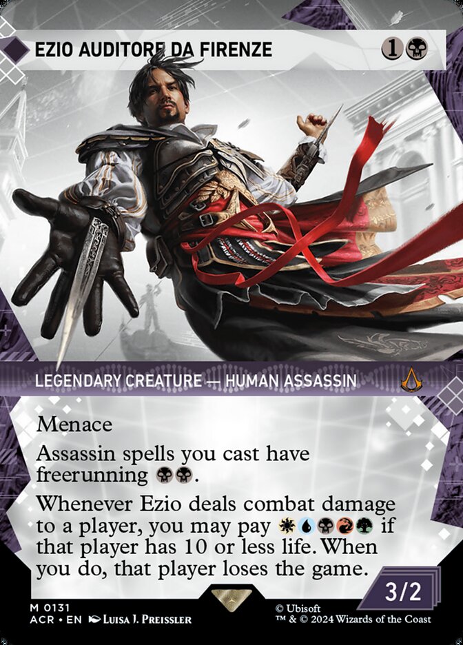 Ezio Auditore da Firenze, Assassin'S Creed Card Art